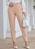 iCotton Houndstooth Tapered Pants