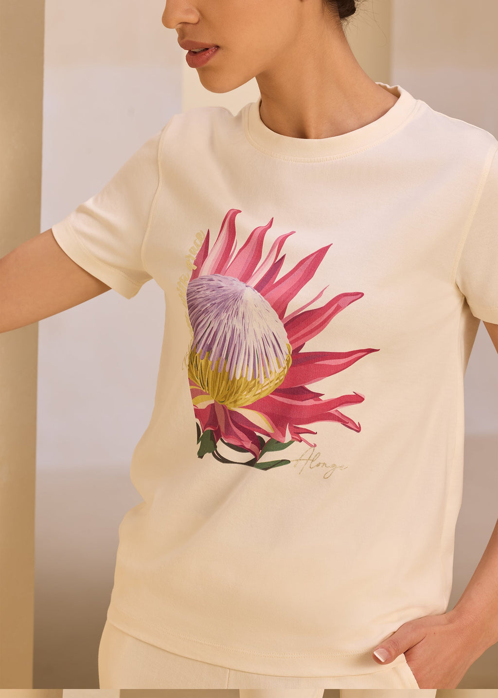 iCotton Protea Graphic Tee