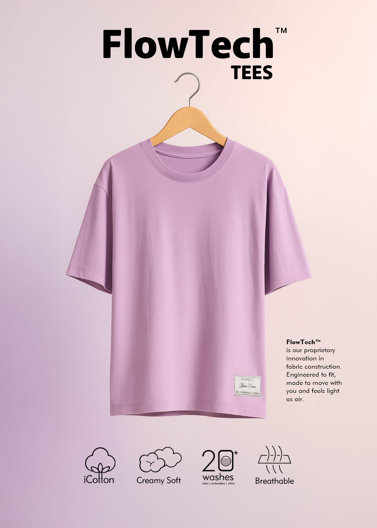 Effortless iCotton Oversized Tee