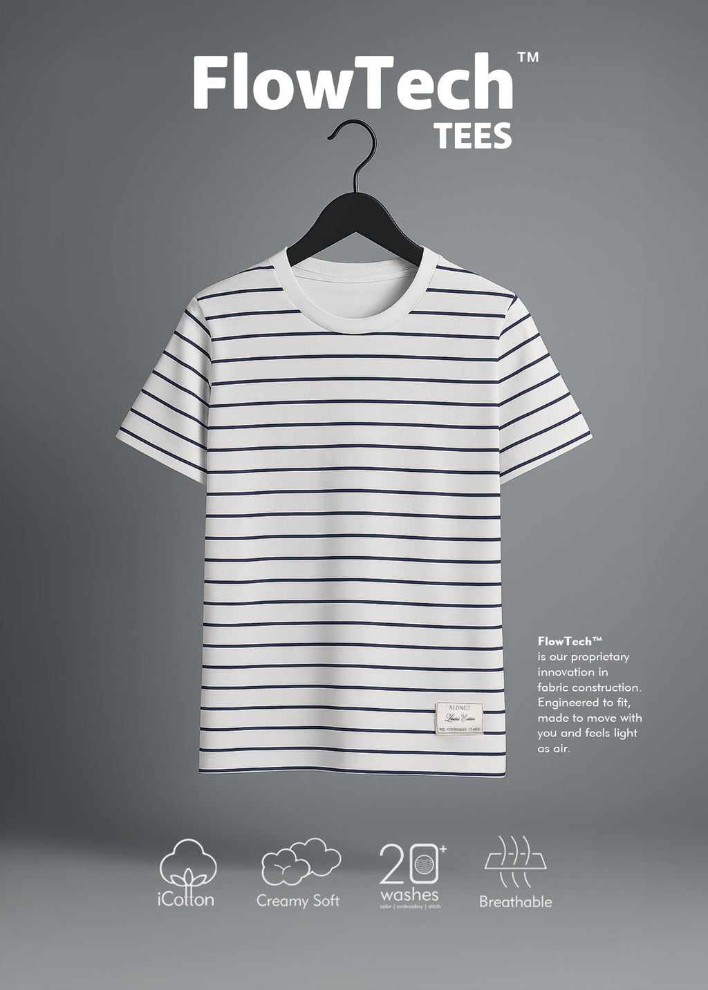 iCotton Signature Crew Neck Tee