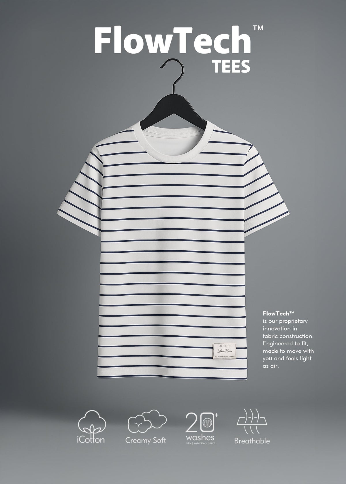 iCotton Signature Crew Neck Tee