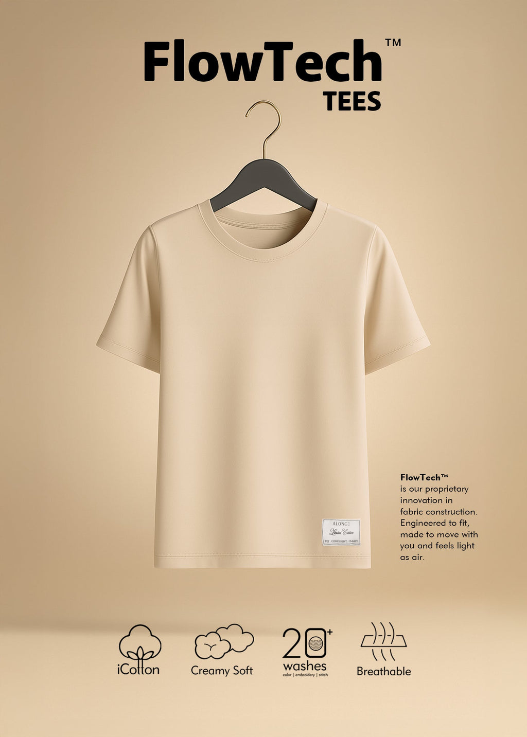 iCotton Signature Crew Neck Tee
