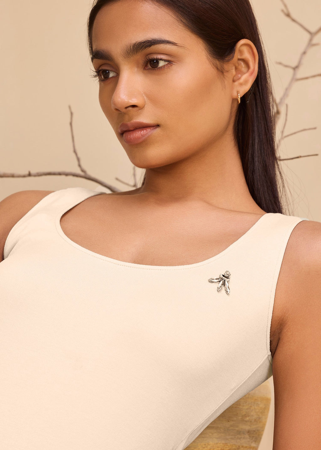 iCotton Non-Transparent Camisole