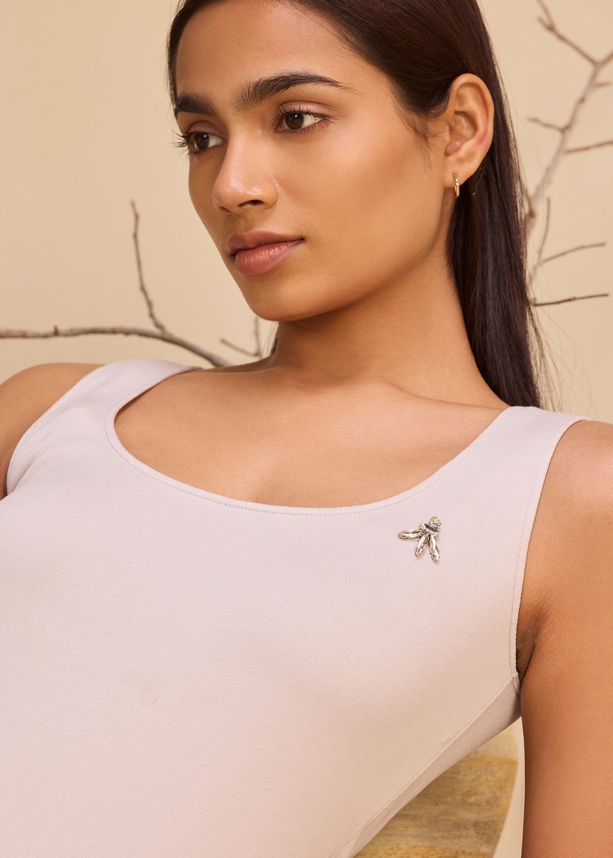 iCotton Non-Transparent Camisole