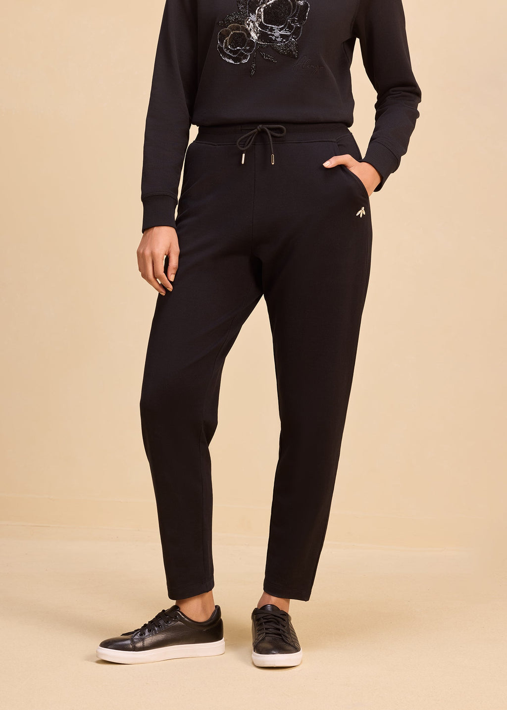 iCotton Rhinestone Tapered Pants