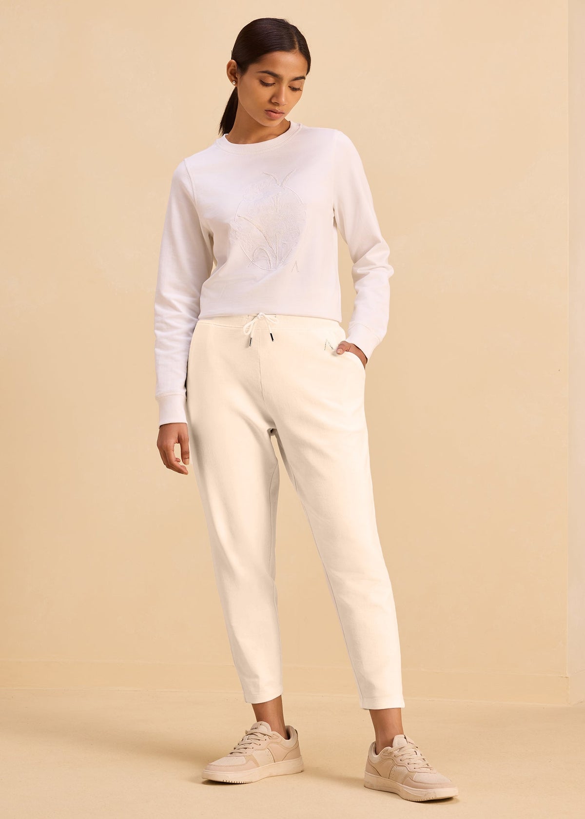 iCotton Relaxed Tapered Pants