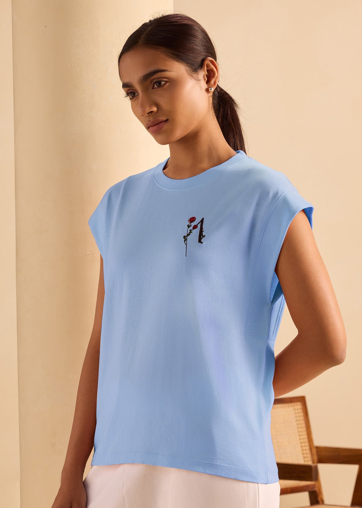 iCotton Oversized Muscle Tee