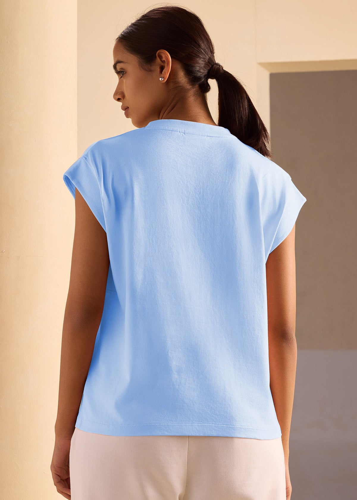 iCotton Oversized Muscle Tee