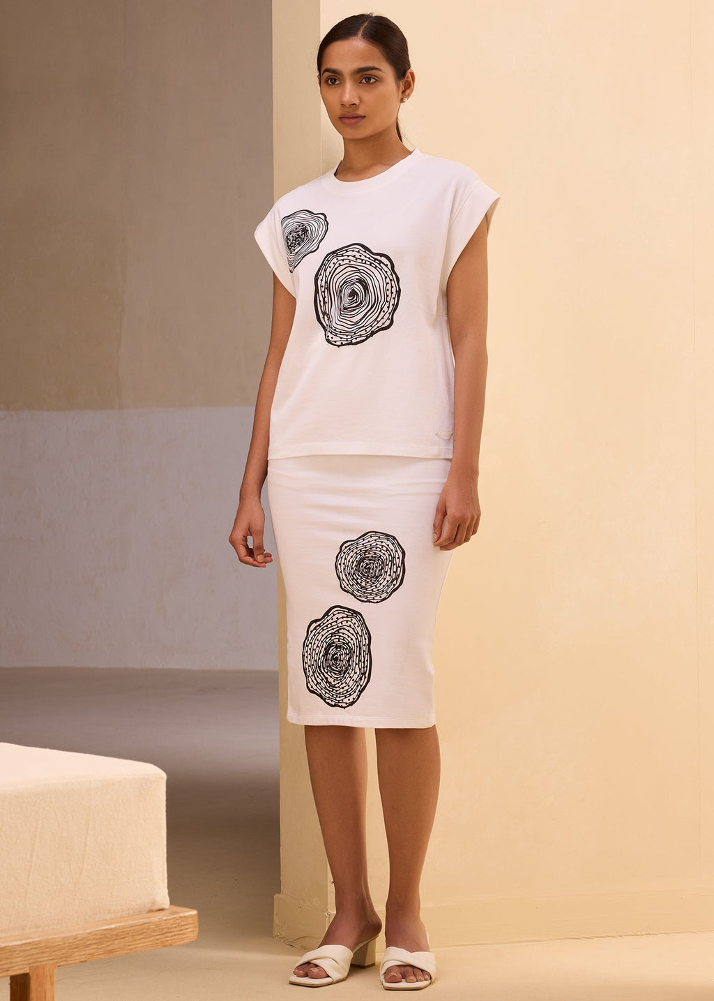 iCotton Woodprint Oversized Muscle Tee