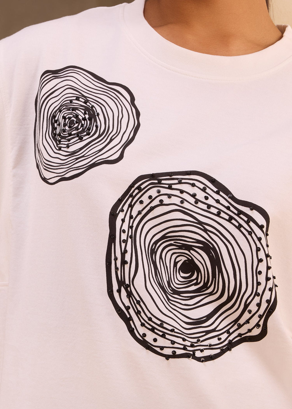 iCotton Woodprint Oversized Muscle Tee