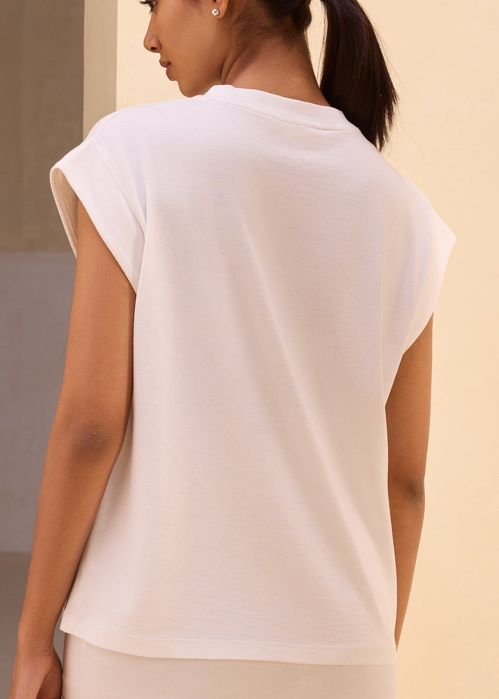 iCotton Woodprint Oversized Muscle Tee