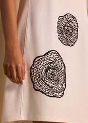 Soft Woodprint Shift Dress