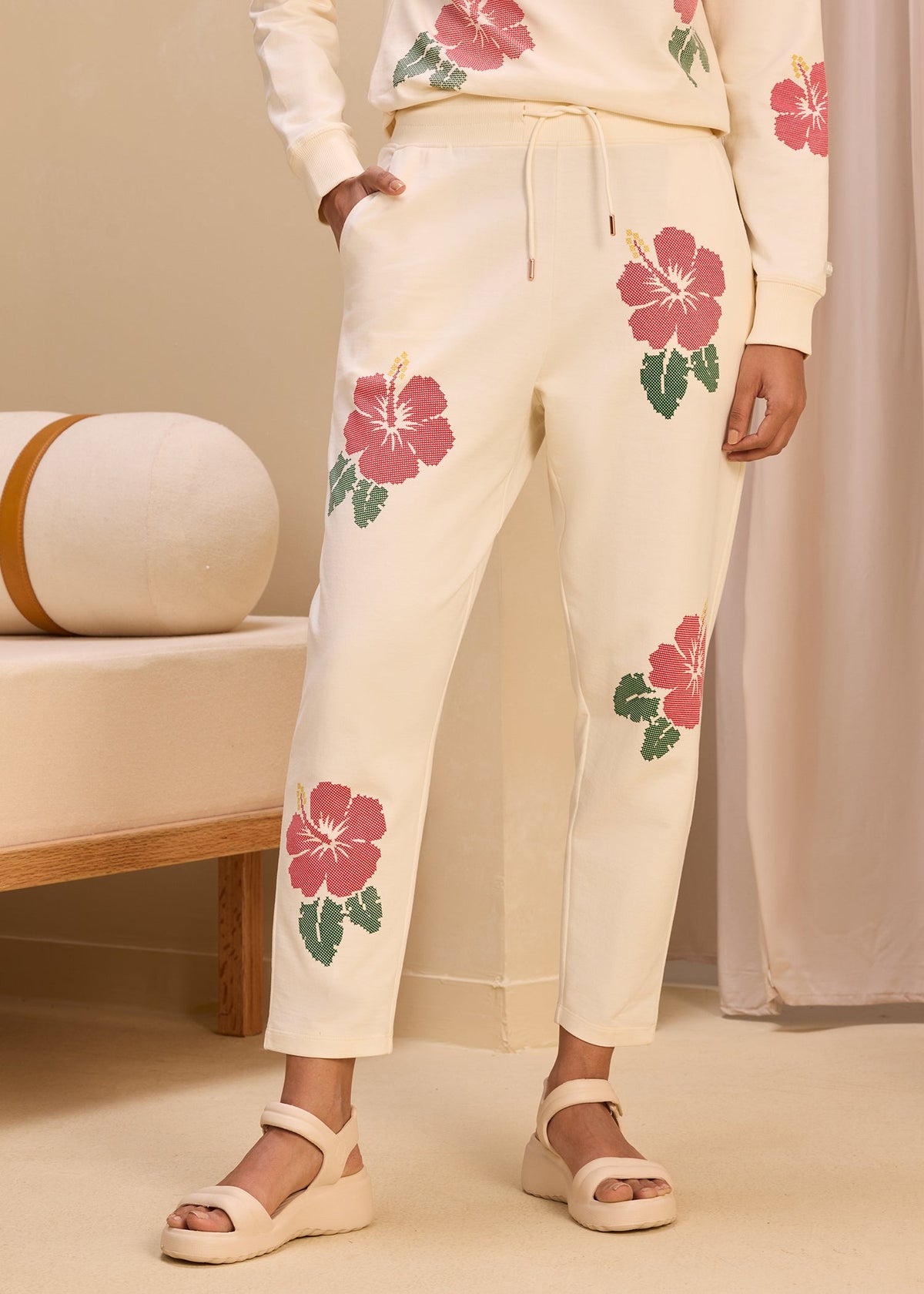 Hibiscus iCotton Tapered Pants