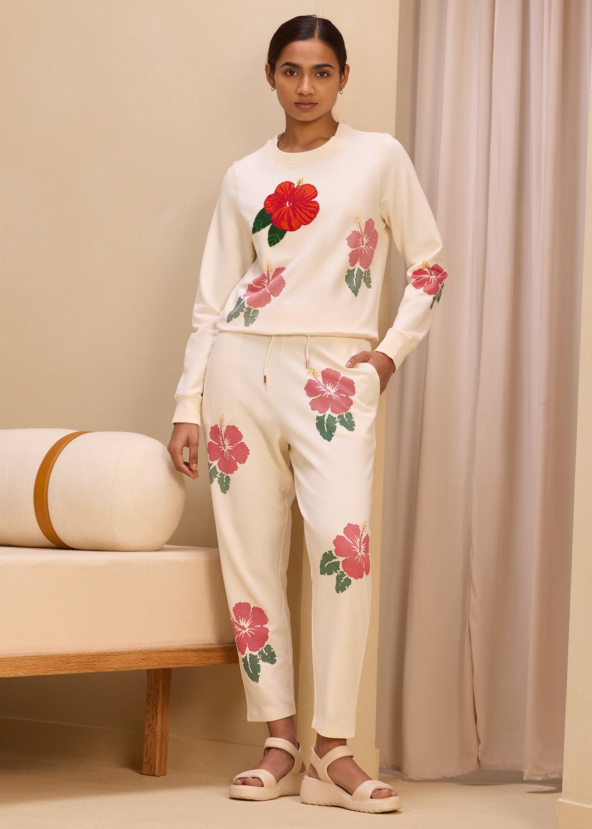 Hibiscus iCotton Tapered Pants